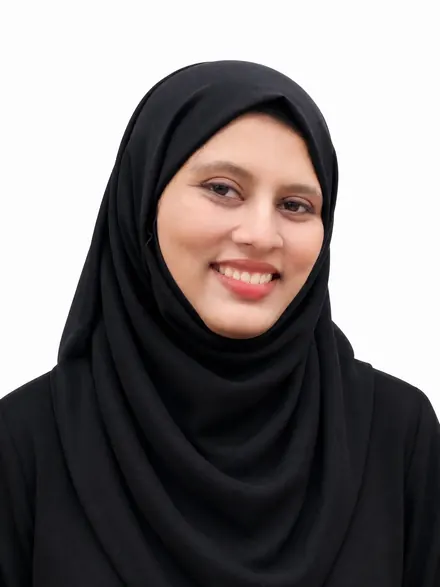 Mehnaj Fatema Jinia, CEO and Co-Founder, in a studio portrait.